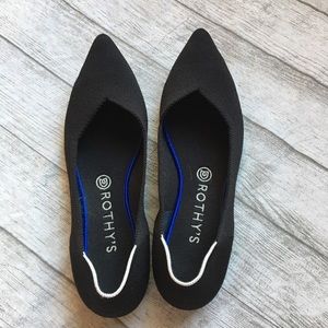 Rothy’s Black Solid “The Point”